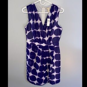 Banana Republic Purple Polka Dot Dress- NWT.